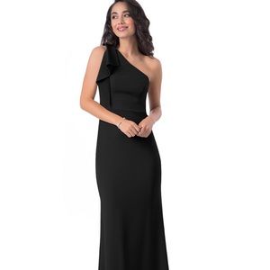 Azazie One Shoulder Crepe Bridesmaids Dress